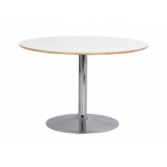 RO Fusio Dining Table Round 1 Chrome